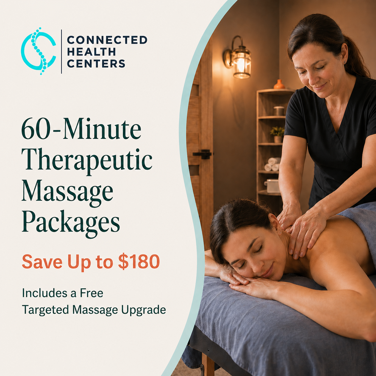 Discounted 60-Minute Therapeutic Massage Packages