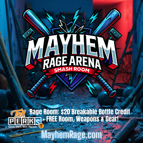 Rage Room: $20 in Breakable Bottle Credits + FREE Room, Weapons & Gear!