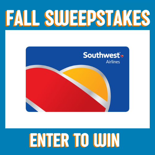 $500 Southwest Airlines eGift Card | Enter to Win